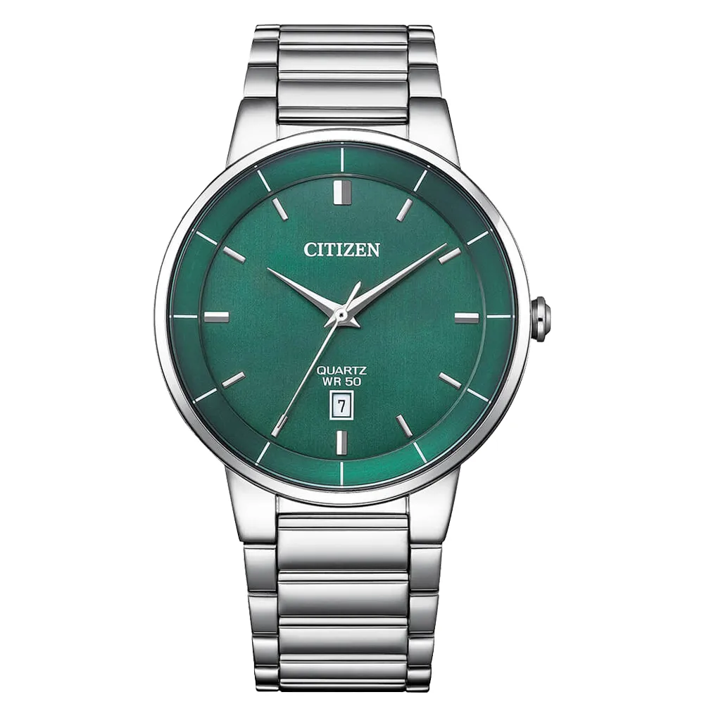 【CITIZEN 星辰】雙11 紳士休閒鋼帶錶 BI5120-51X