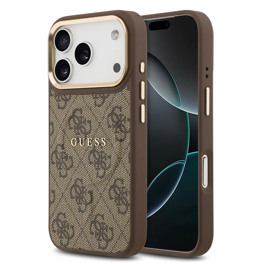 【GUESS】經典LOGO MAGSAFE手機殼 iPhone 17系列