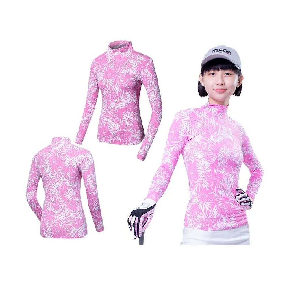 【海夫健康生活館】MEGA COOUV 棕櫚葉女生特級冰感 機能衣(UV-F303P)