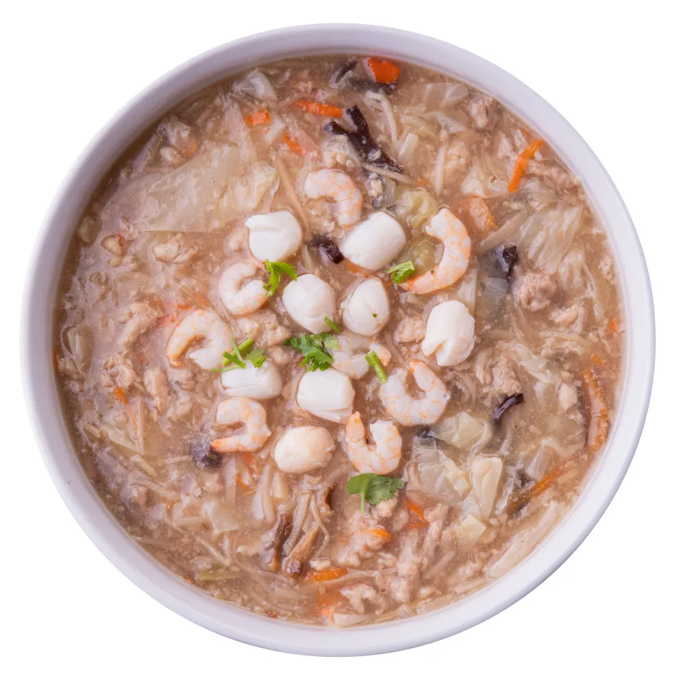 【赤豪家庭私廚】經典干貝蝦仁海鮮羹4包(1200g±10%/包)