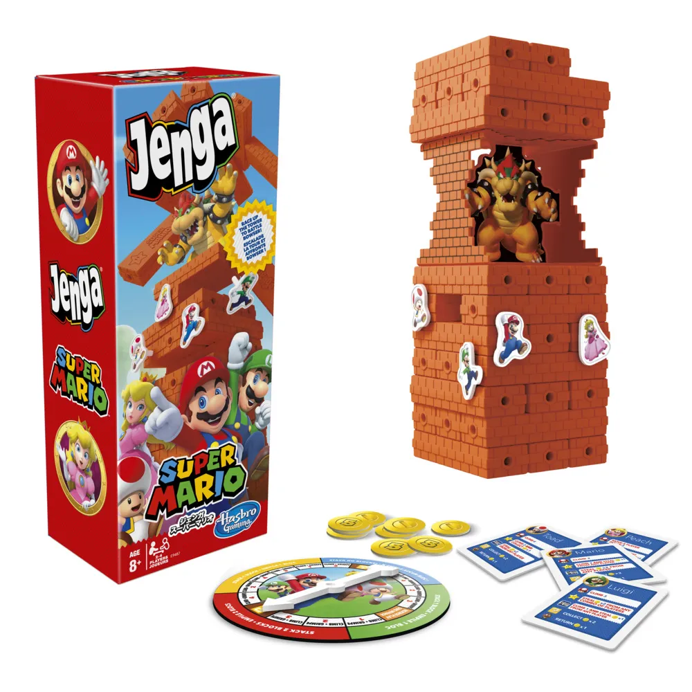 【Hasbro Gaming 孩之寶桌遊】層層疊(超級瑪利歐版)