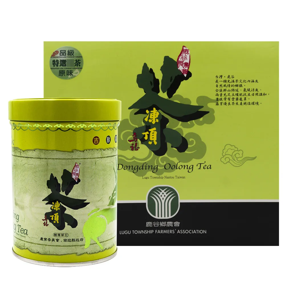 【農會】鹿谷農會 凍頂烏龍特選禮盒-原味X1盒(150g-盒 春茶/冬茶 散茶 附提袋) 伴手禮