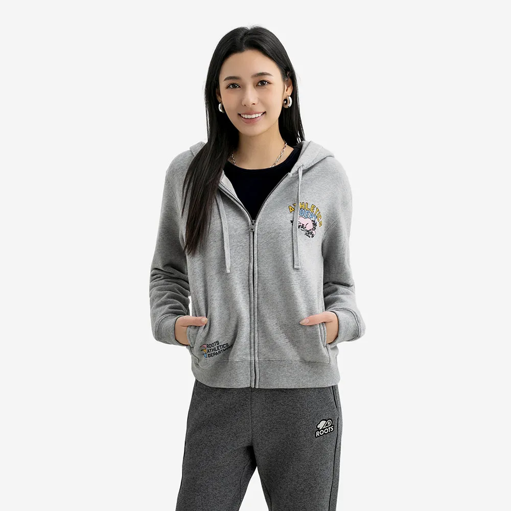 【Roots】Roots 女裝- ATHLETICS DEPT 連帽外套(灰色)