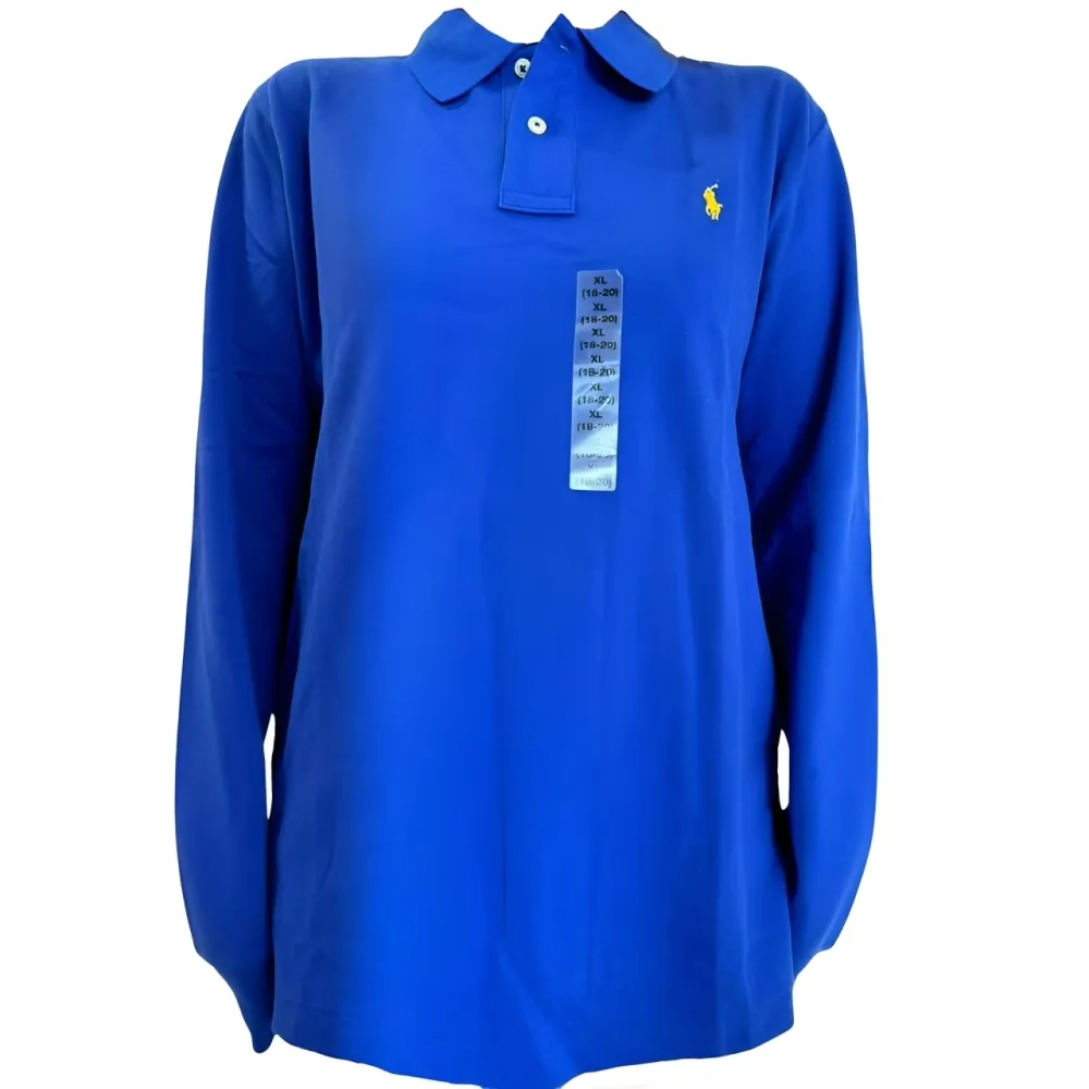 【RALPH LAUREN】青年款 刺繡小馬 POLO衫長T  多款可選(polo RL Ralph Lauren 女生可穿)