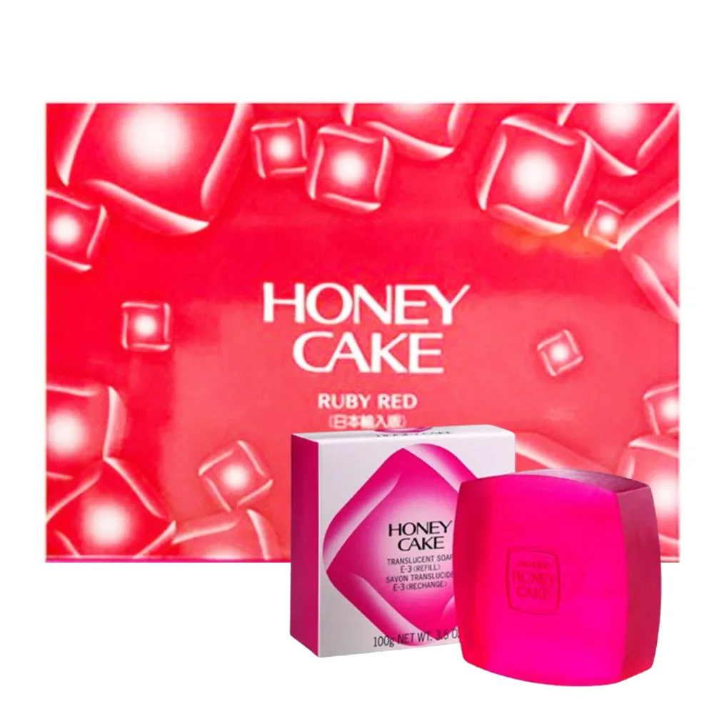 【SHISEIDO 資生堂】潤紅蜂蜜香皂6入禮盒組(總代理公司貨)