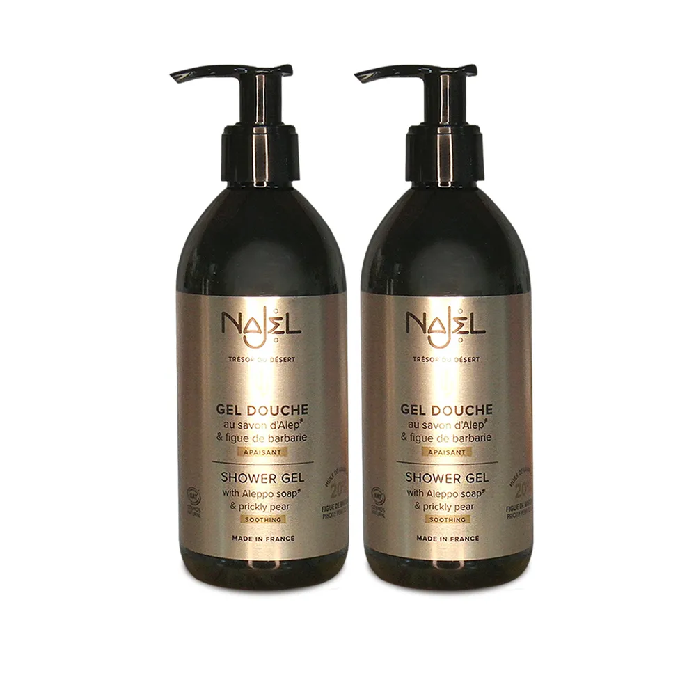 【NAJEL】仙人掌籽油滋潤沐浴露300mlx2入組(總代理公司貨)