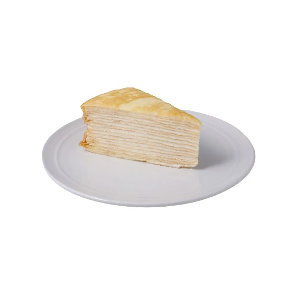 【開元食品】法式千層派蛋糕｜8吋卡士達｜贈法芙娜61％巧克力棒｜甜點｜10切(840g/盒)