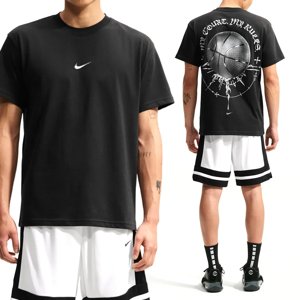 【NIKE 耐吉】As M Nk Tee M90 Summit Court 短袖 男款 黑色 運動 休閒 IM5055-010