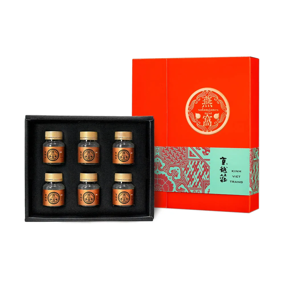 即期品【京越莊】頂級海島冰糖燕窩禮盒(送禮首選)