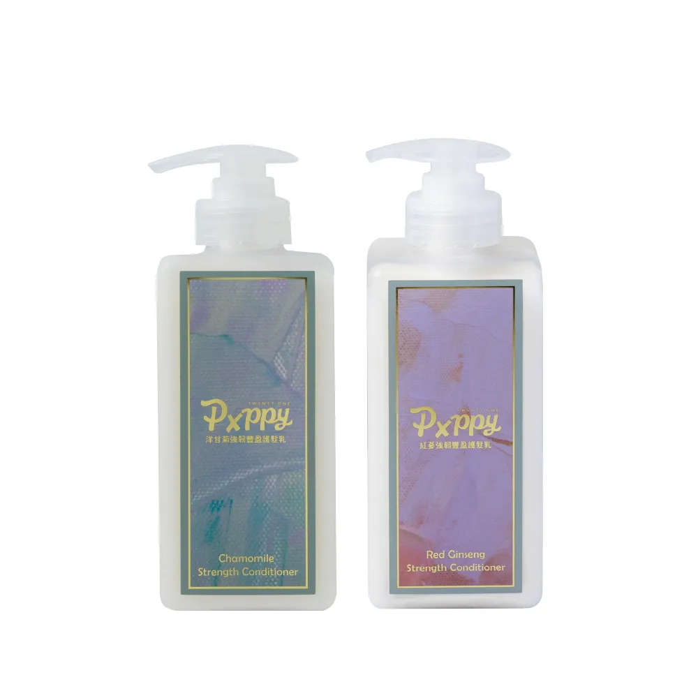 【Pxppy】強韌豐盈護髮乳500mL Poppy21罌粟狂想 滋潤髮質 補充水分 柔順彈性 防止髮絲分叉