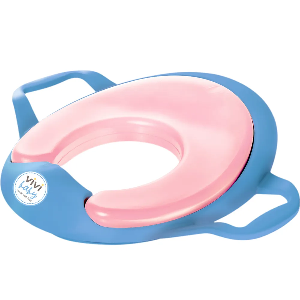 【VIVIbaby】PU軟質附扶手輔助便器(寶寶學習上廁所好夥伴)