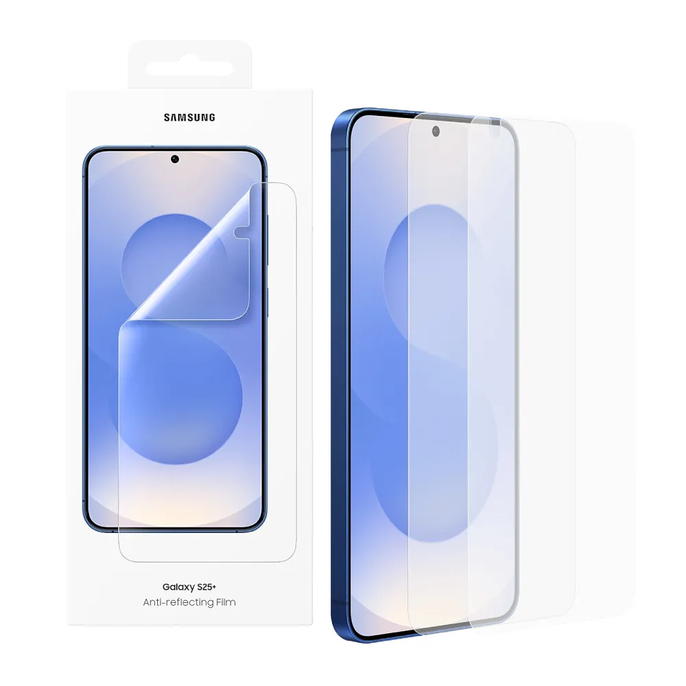 【Samsung 三星】Galaxy S25+ 原廠抗反光螢幕保護貼 -內附 2片保貼(EF-US936)