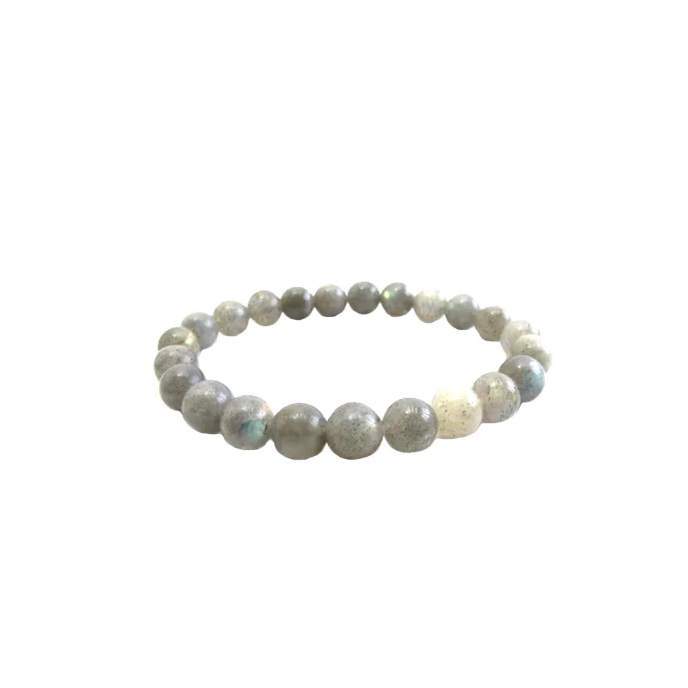 【Hera】頂級淨透藍光月光石手珠(8mm)