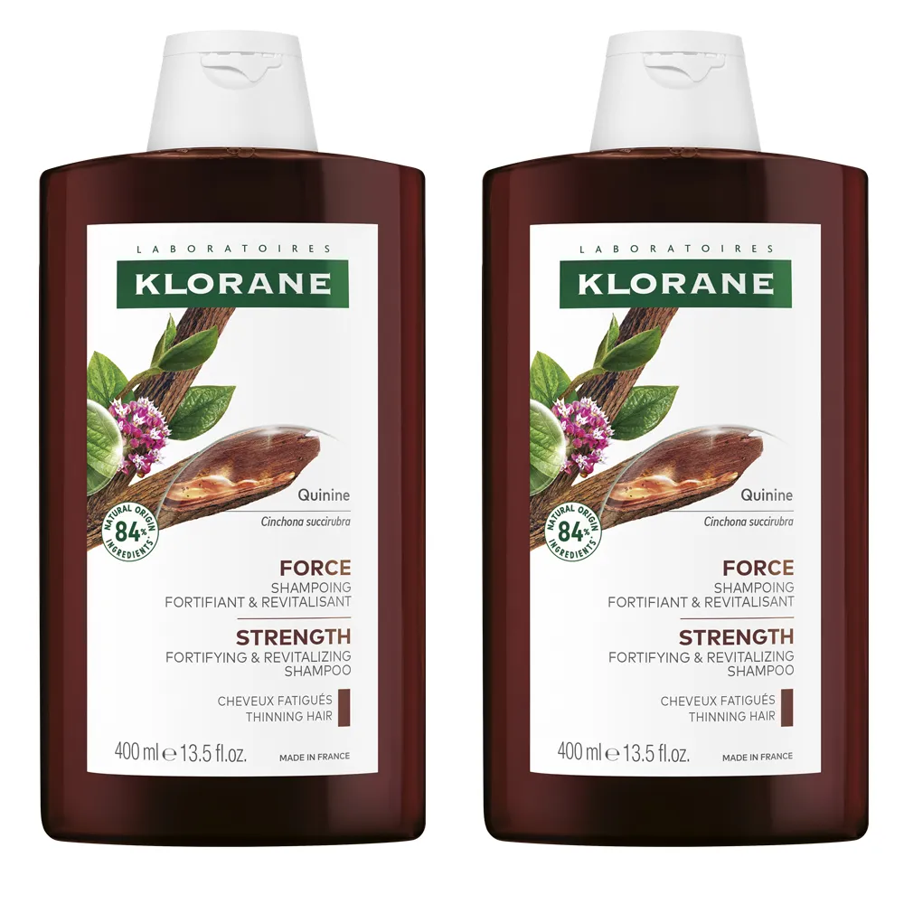 【KLORANE 蔻蘿蘭】養髮強韌洗髮精400ml(兩入組)