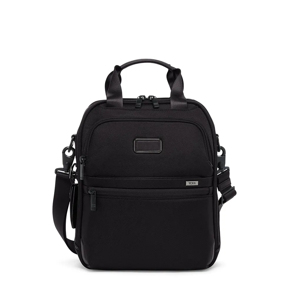 【TUMI】Alpha 彈道尼龍登機手提包 - 黑色(TUMI 官方旗艦店)