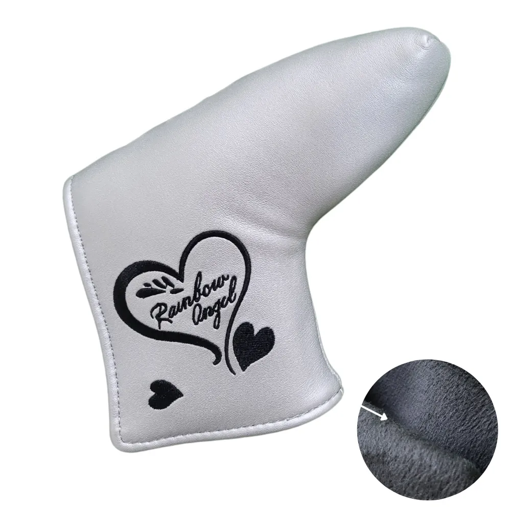 【MEGA GOLF】女王L型推桿套 精緻刺繡 細緻PU(推桿套 高爾夫推桿套)