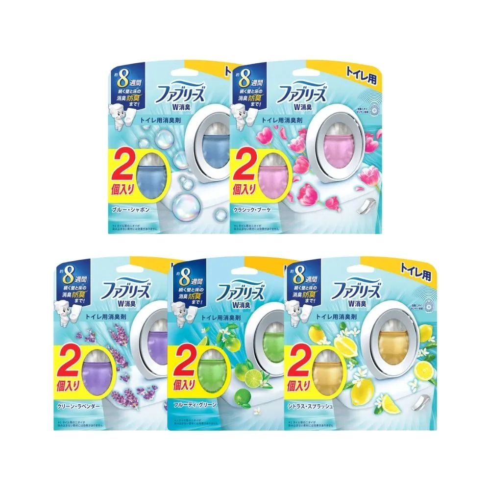 【P&G】Febreze 浴室廁所W消臭芳香劑 6.3mlx2入(浴廁防霉 抗菌除臭劑 空氣清新劑 芳香劑 平行輸入)