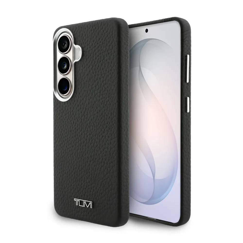 【TUMI】紋理真皮磁吸手機殼 Samsung S26系列