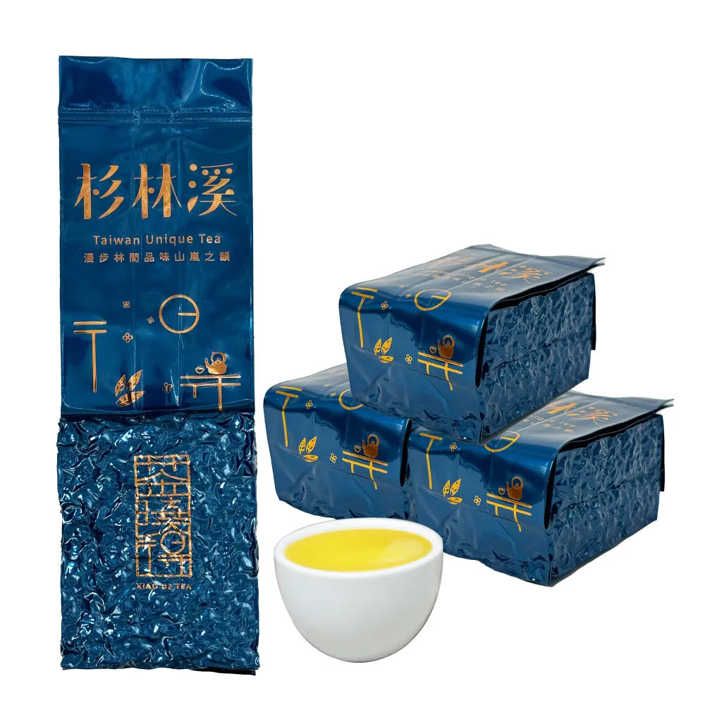 【xiao de tea 茶曉得】杉林溪羊仔灣雅頌烏龍茶葉(150gx4包-1斤)