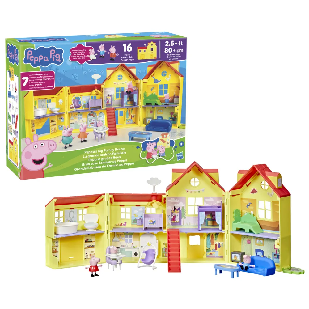 【Peppa Pig 粉紅豬】學前玩具系列(佩佩家大房屋遊戲組)