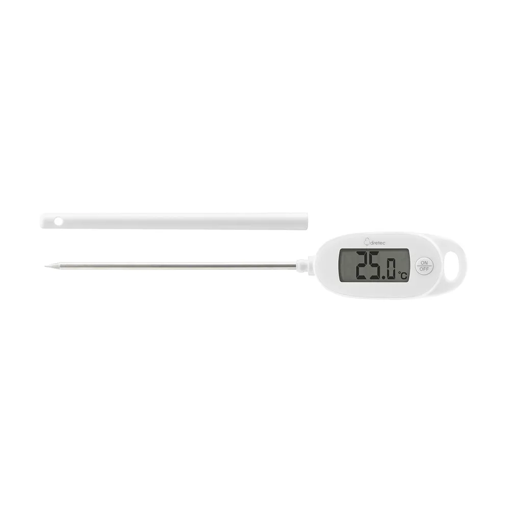 【DRETEC】日本 Dretec 烹飪 烘培 食物 料理 電子溫度計 IPX4防水 測油溫 測水溫(O-904 非供測體溫用)