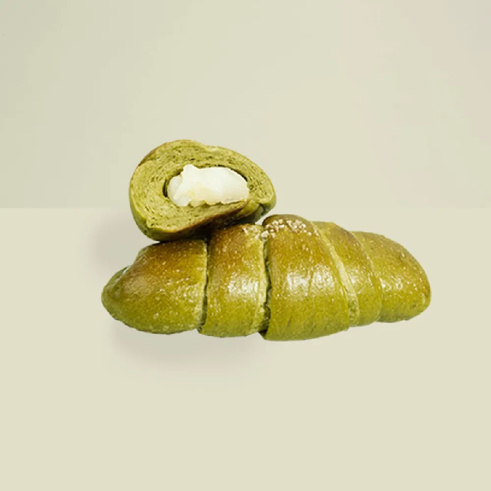 【BAKER 胖大師】鹽可頌麵包-天皇抹茶口味*6入