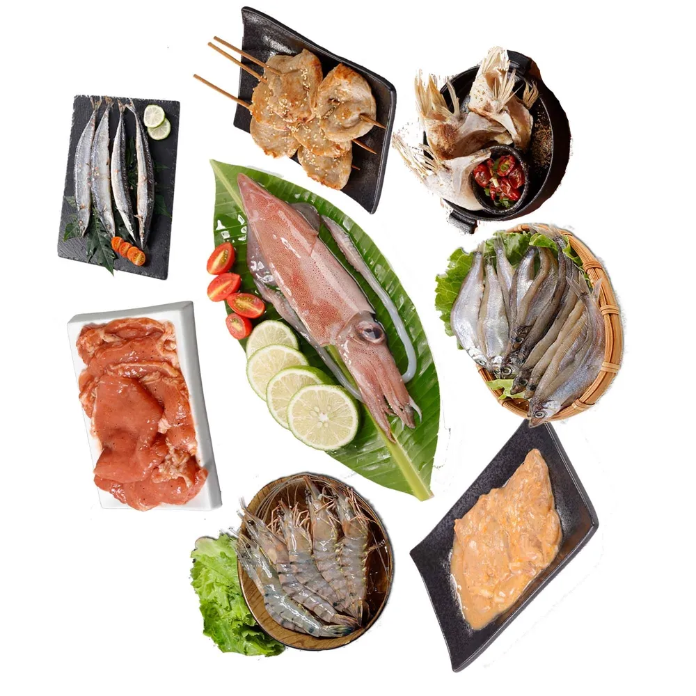 【華得水產】中秋烤肉BB組(2-4人份/ 共8包)