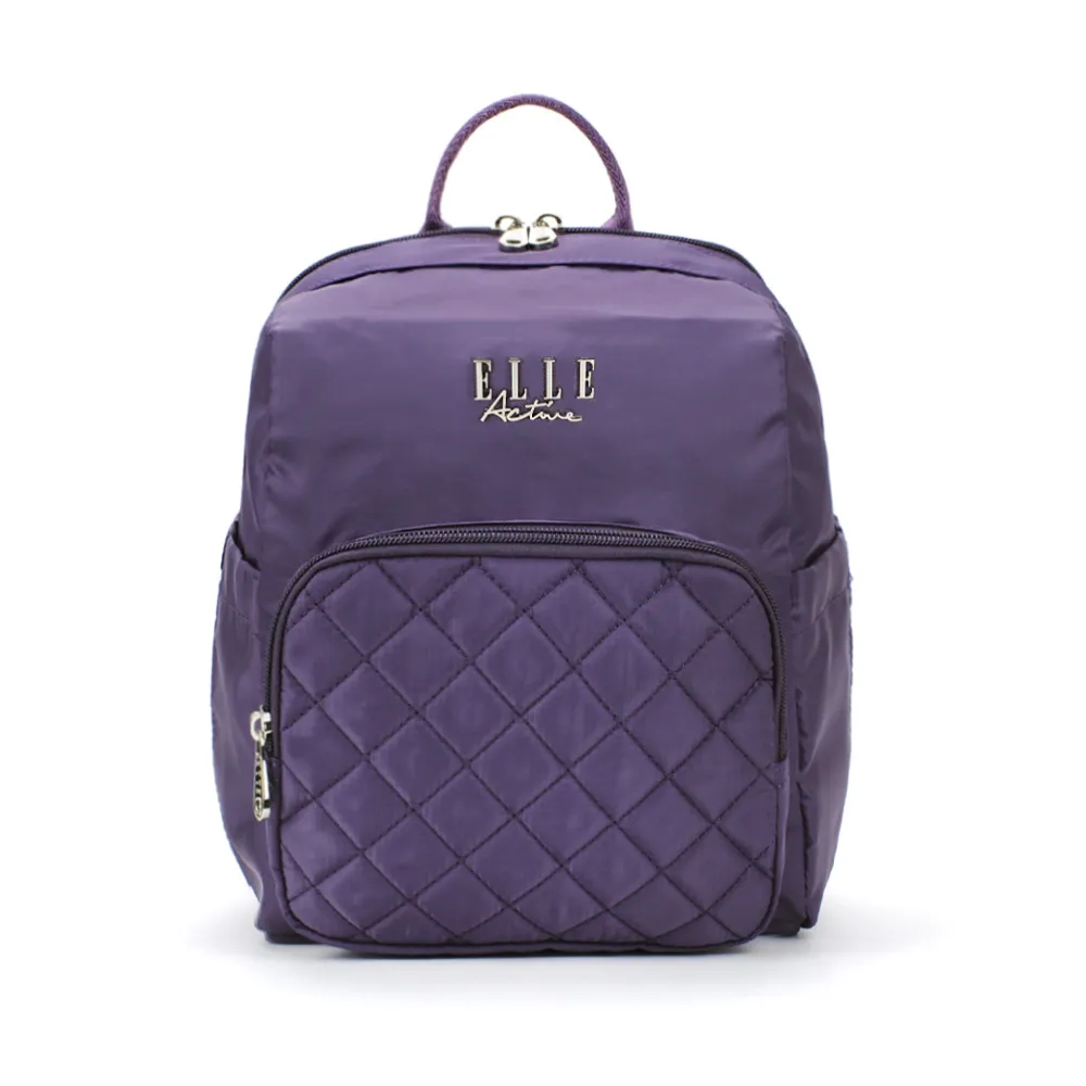 【ELLE ACTIVE】生活印記系列-後背包-小(紫色)