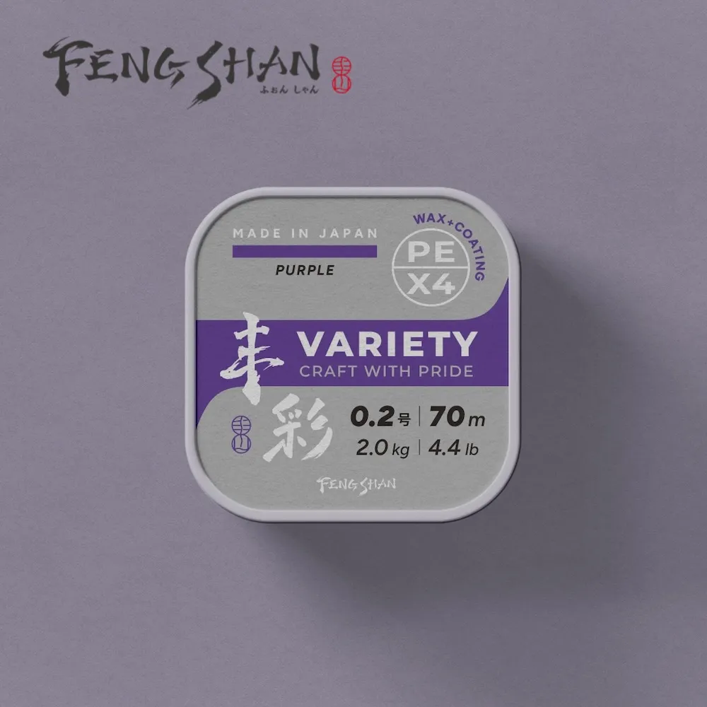 【FENGSHAN 丰山】釣蝦線 VARIETY PE X4 丰彩 70M(釣蝦母線 釣蝦子線 PE線)