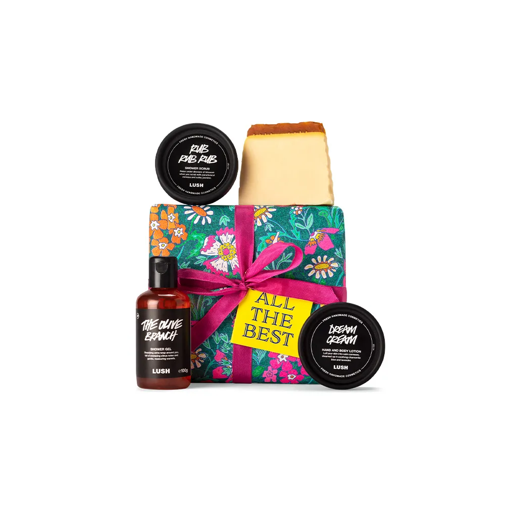 【LUSH 嵐舒】美好人生 身體保養禮盒(香皂/沐浴乳/潤膚乳/果香/花香/送禮)