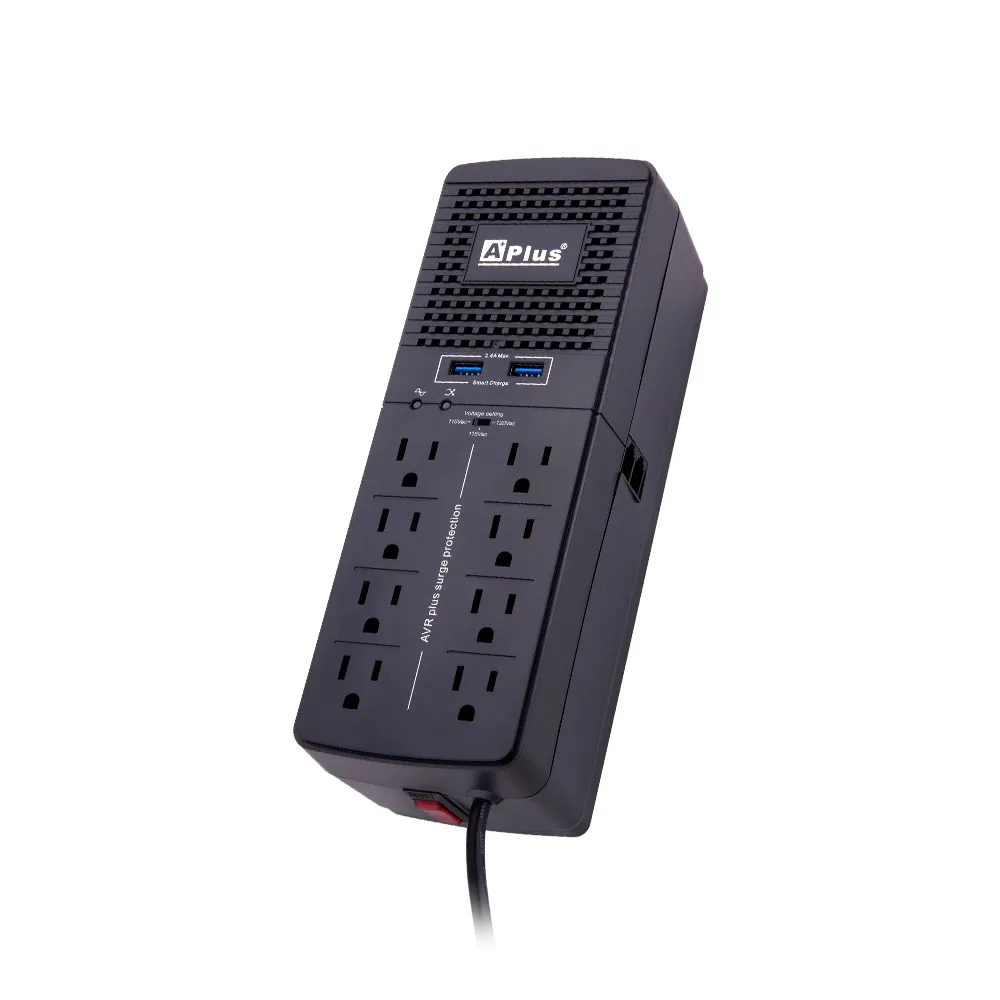 【Aplus 特優】PlusShield 2-2000N 含USB充電埠2000VA 三段式穩壓器(AVR穩壓器)