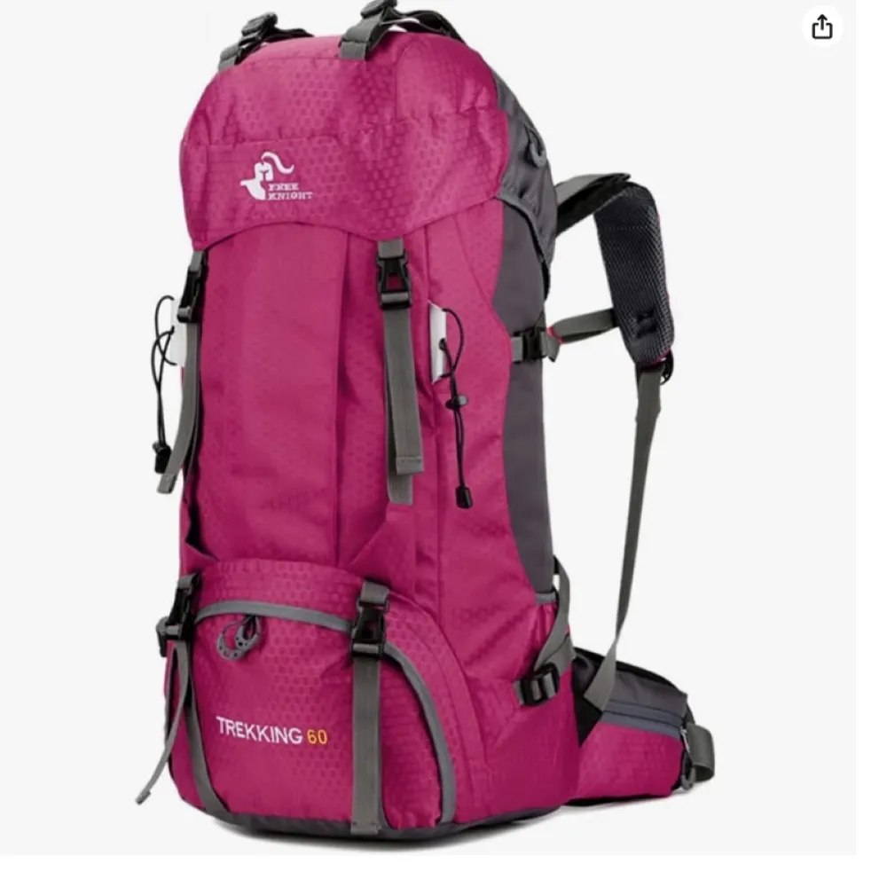 【May Shop】露營背包 戶外登山健行 60L登山包 徒步旅行背包(美型推薦款)