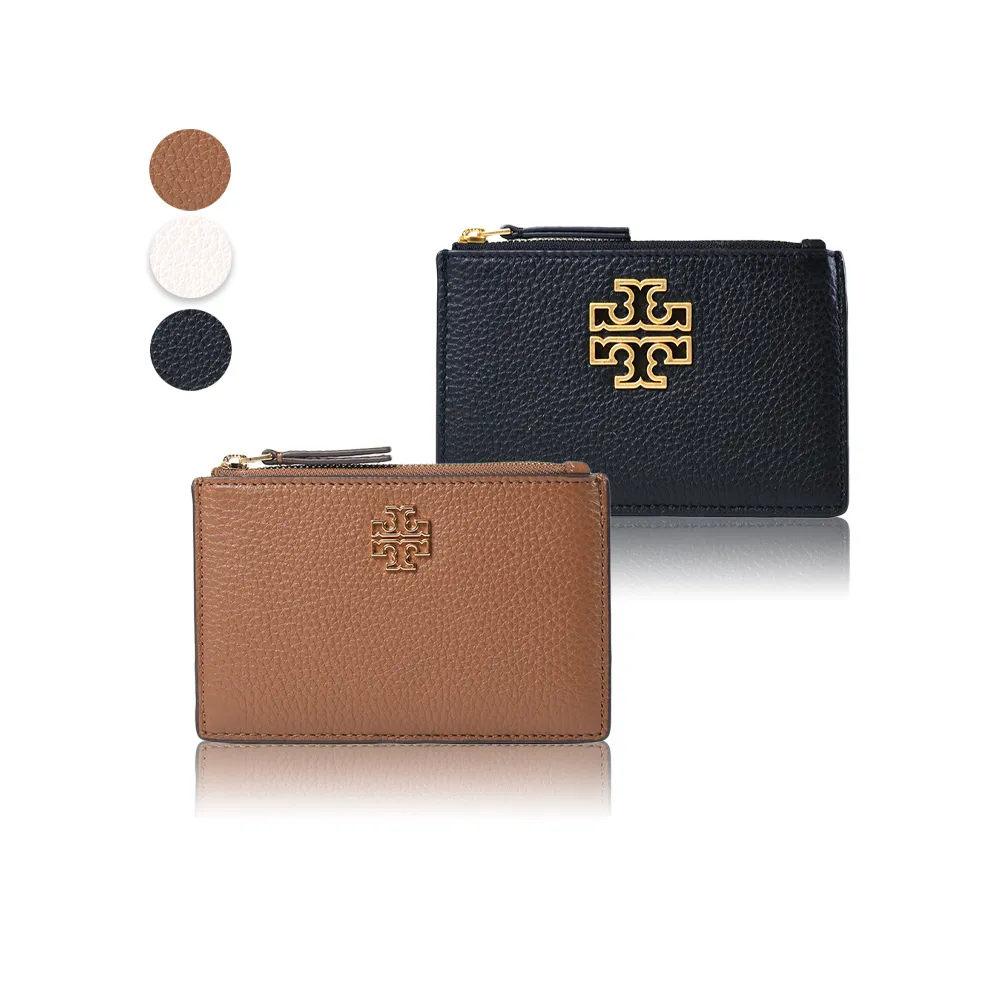 【TORY BURCH】金屬縷空荔枝紋證件/零錢包(新款任選)