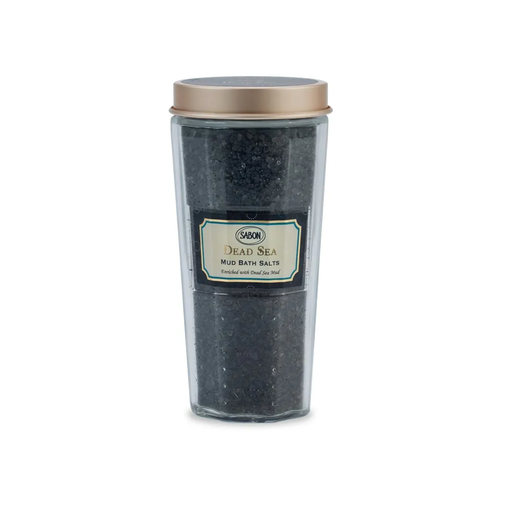 【SABON】官方直營 死海黑礦泥浴鹽300g(極致護膚系列)