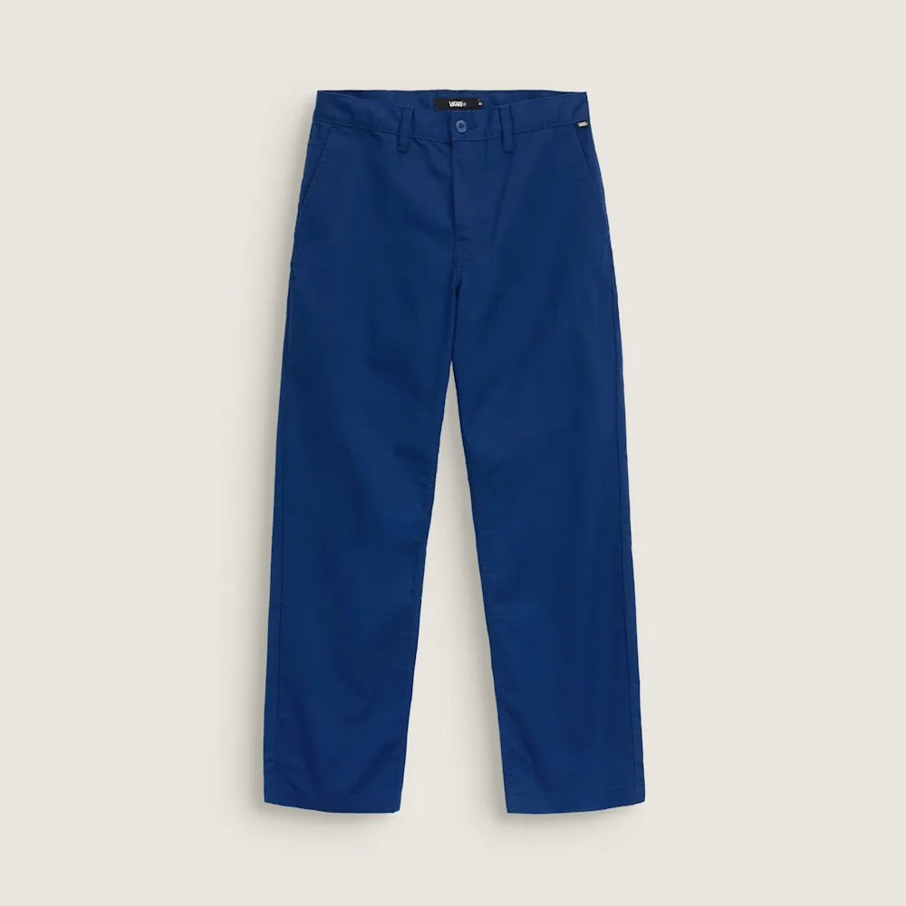 【VANS】官方旗艦 Authentic Chino Loose Pant 藍色長褲