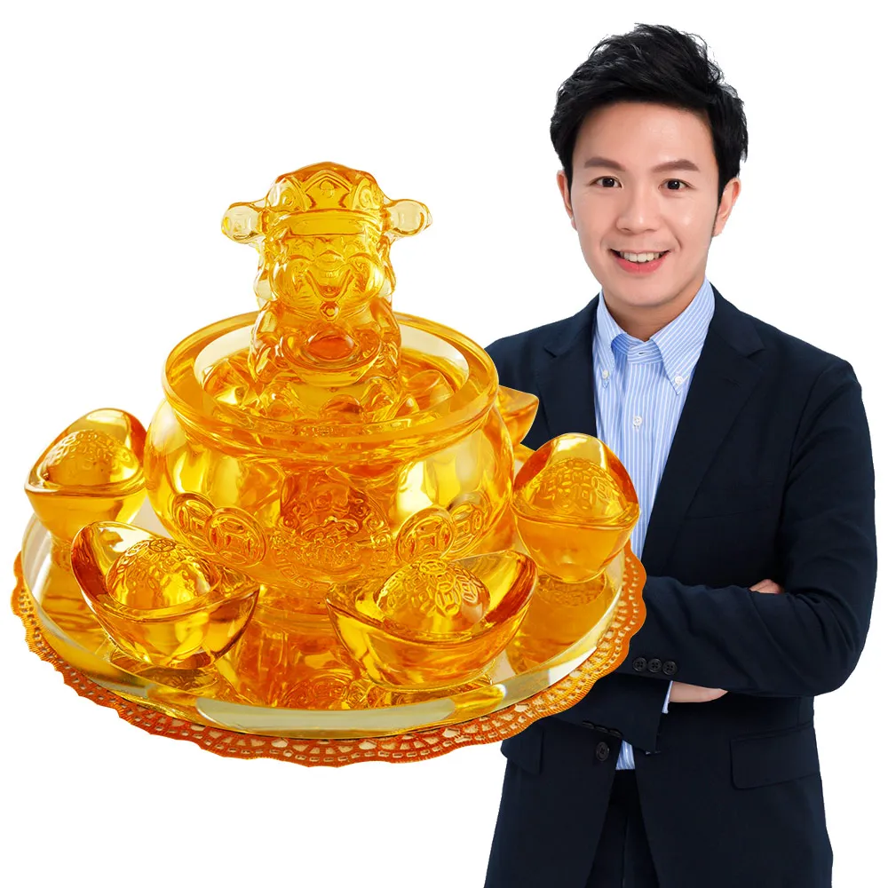 【命運好好玩】湯鎮瑋-財神聚寶黃晶擺陣