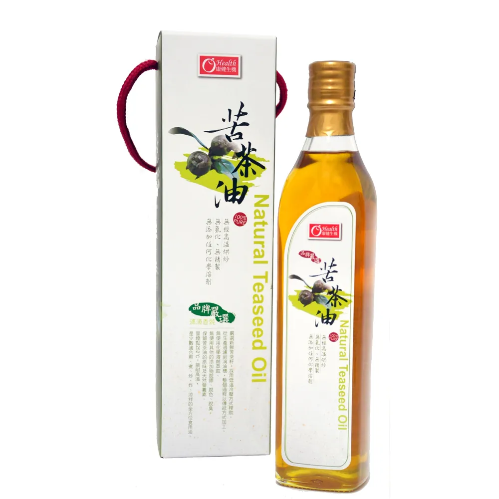 【康健生機】苦茶油x4瓶(520ml/瓶)