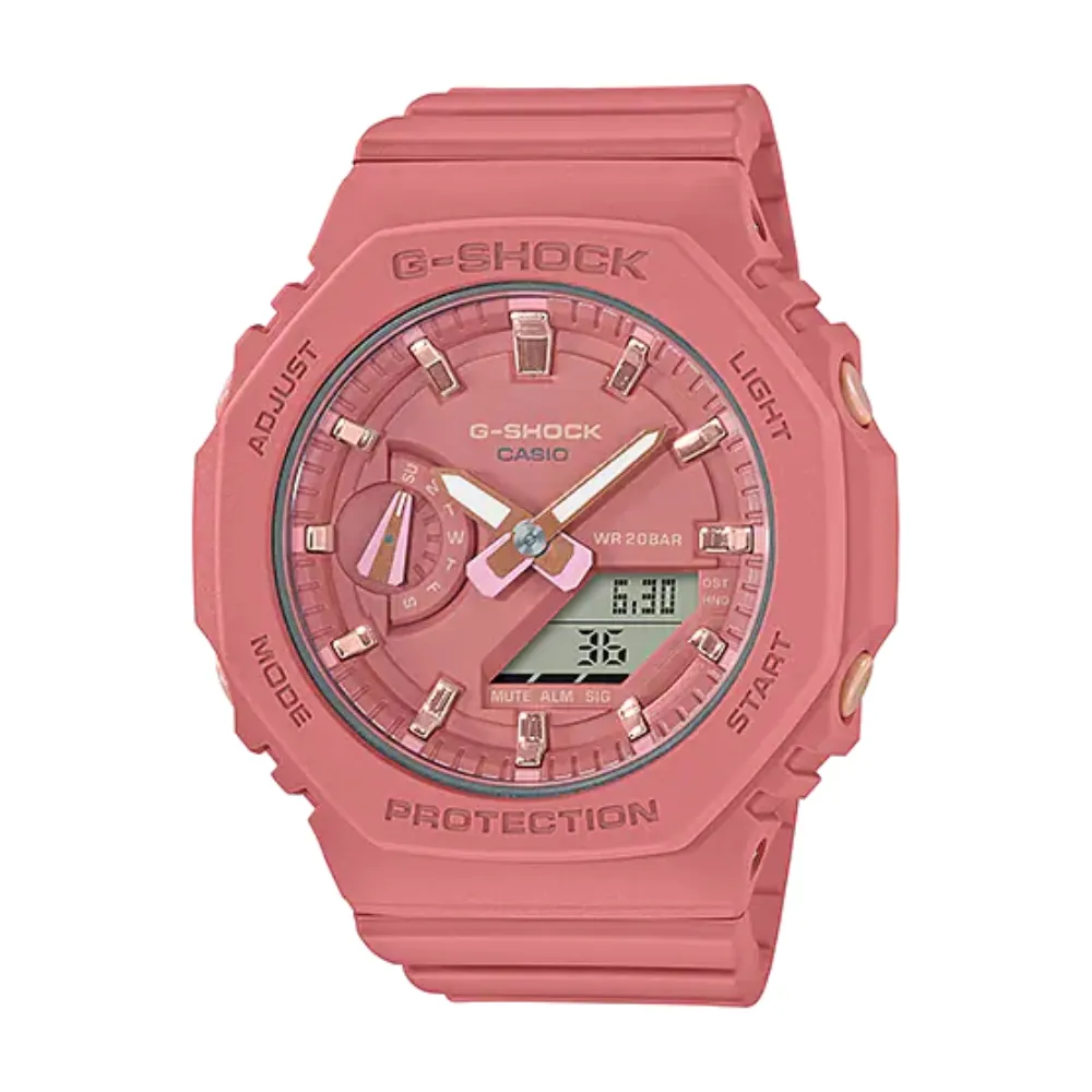 【CASIO 卡西歐】八角纖薄G-SHOCK WOMEN系列(GMA-S2100-4A2)