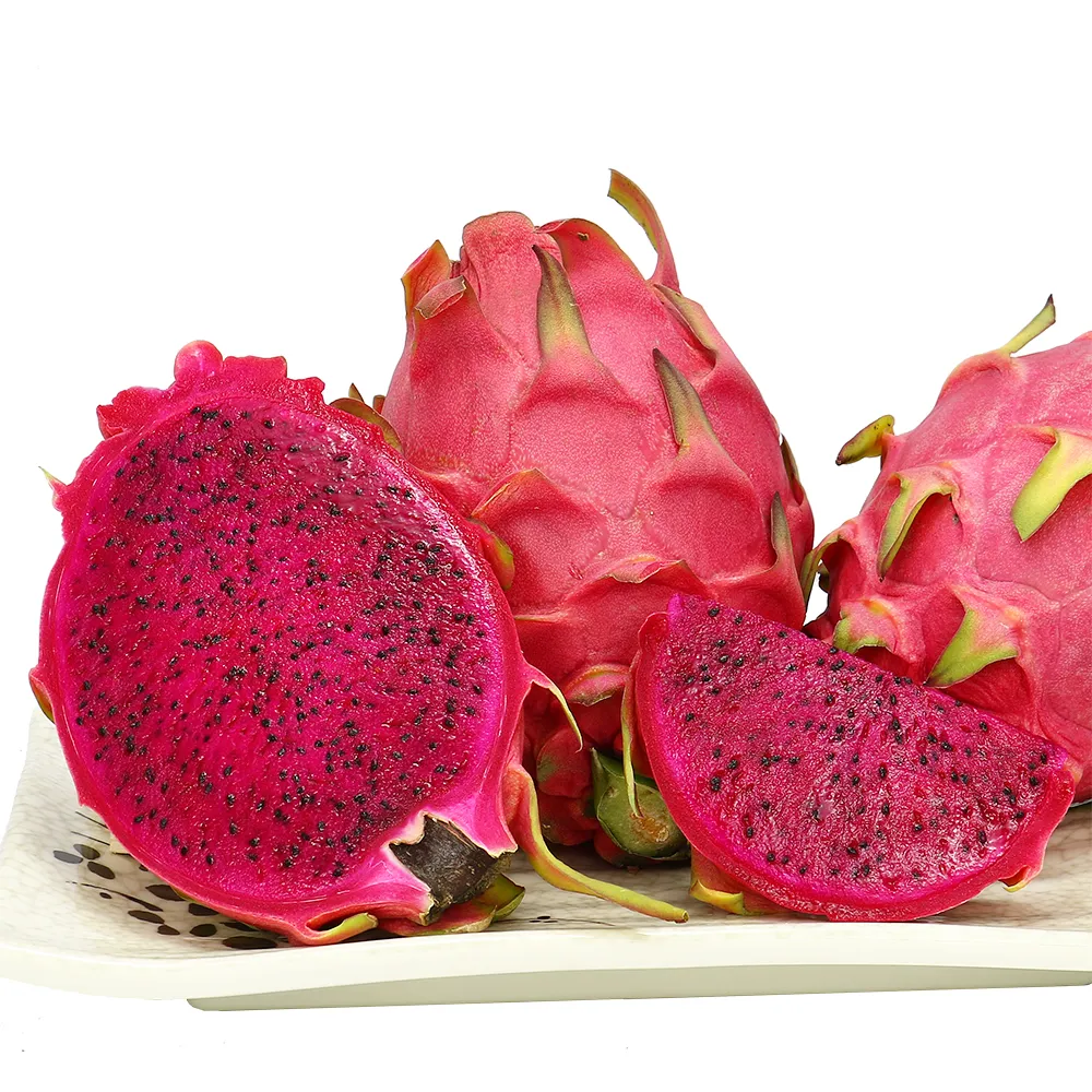 【愛蜜果】台灣紅肉火龍果10-12入原裝箱X1箱(約10斤/箱)