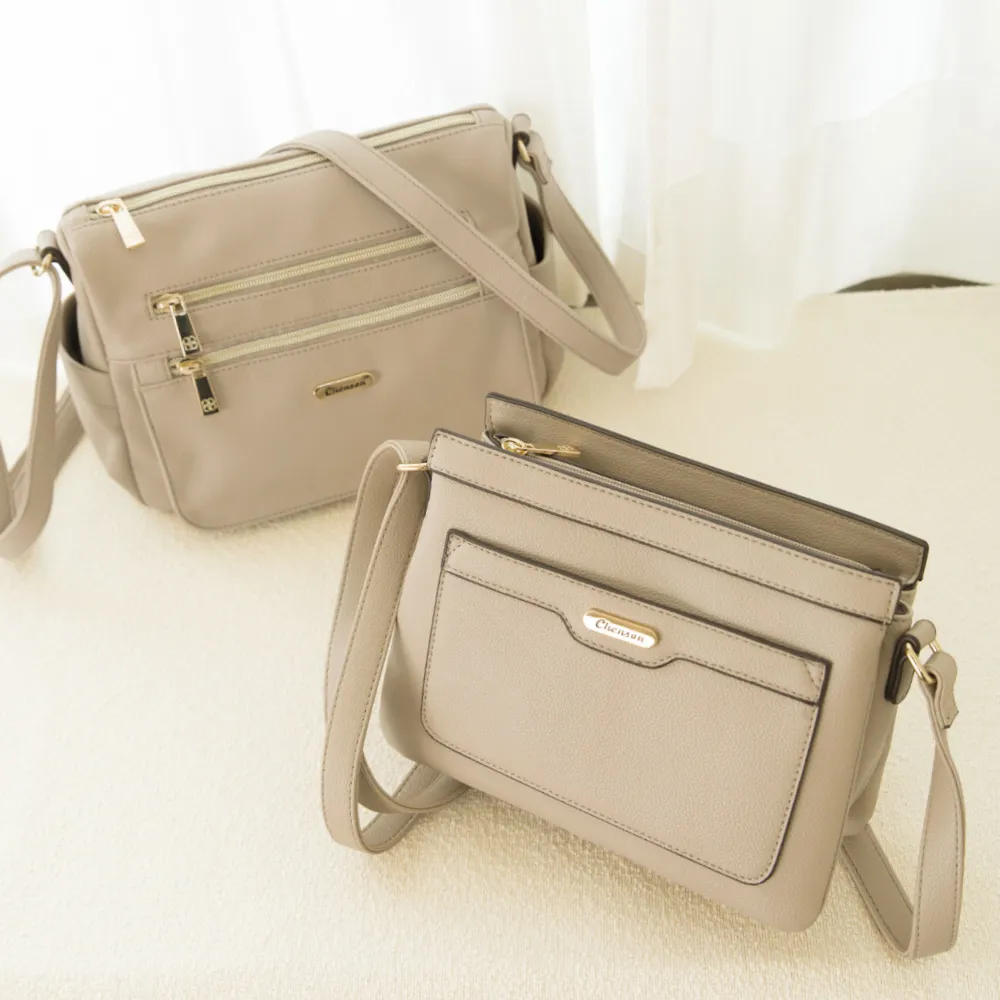 【CHENSON】雙11 超值2入組★中型斜背包+小型斜背包(CG84921-E+CG85718-E)