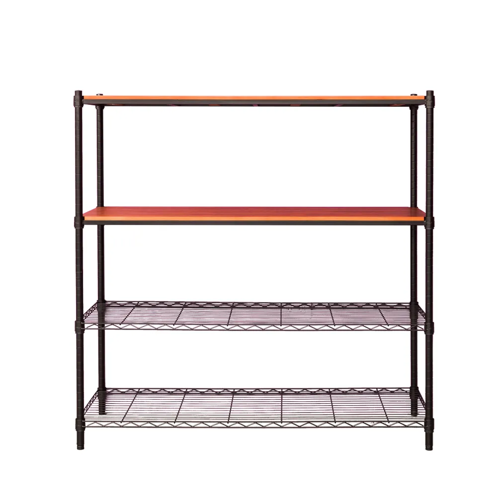 【dayneeds 日需百備】松木 120x45x120公分烤漆四層架 多款可選(木板層架/收納層架/展示架/層架/鐵架)