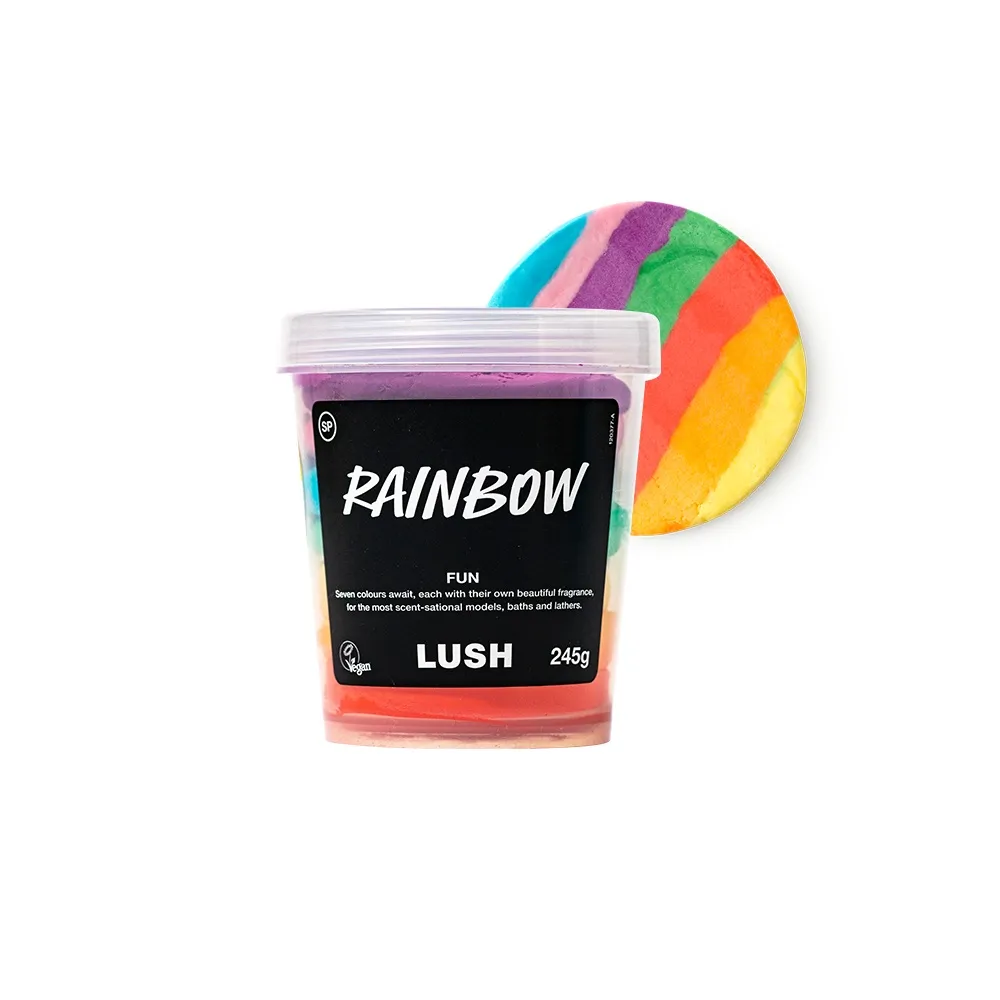 【LUSH 嵐舒】彩虹奇趣泡泡皂 245g(泡澡/沐浴/洗髮/清新/果香/橘子/清檸/洋甘菊)