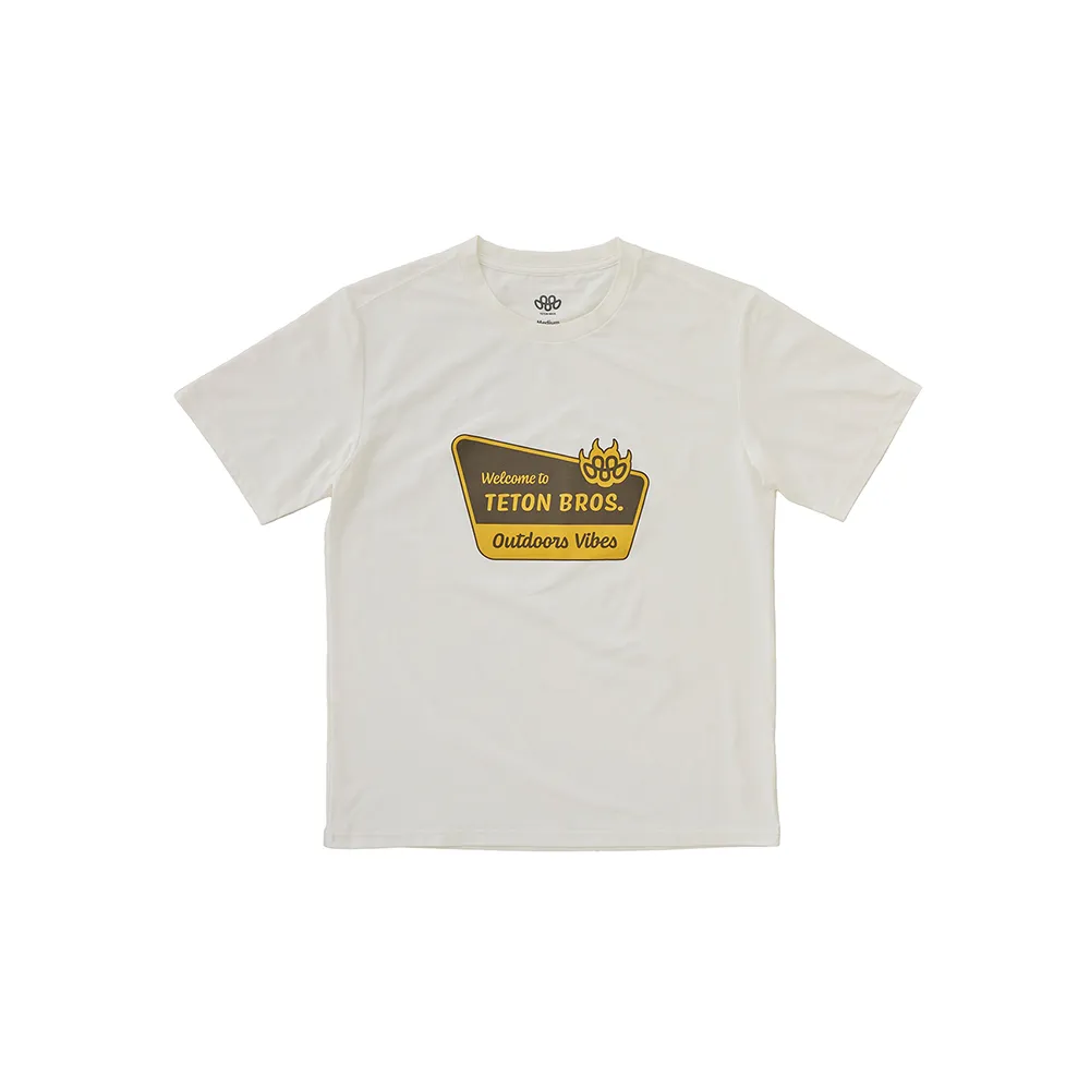 【Teton Bros.】TB Trail Sign Tee 防曬機能短袖T恤 男款 White #TB26182M