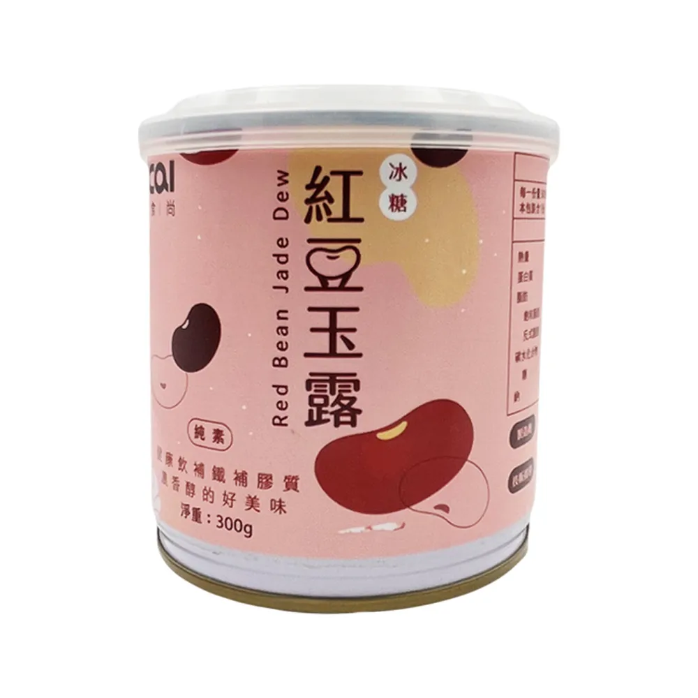 【松葉美食】DCAL輕食尚 冰糖紅豆玉露300gX12罐/箱(紅豆水湯底)