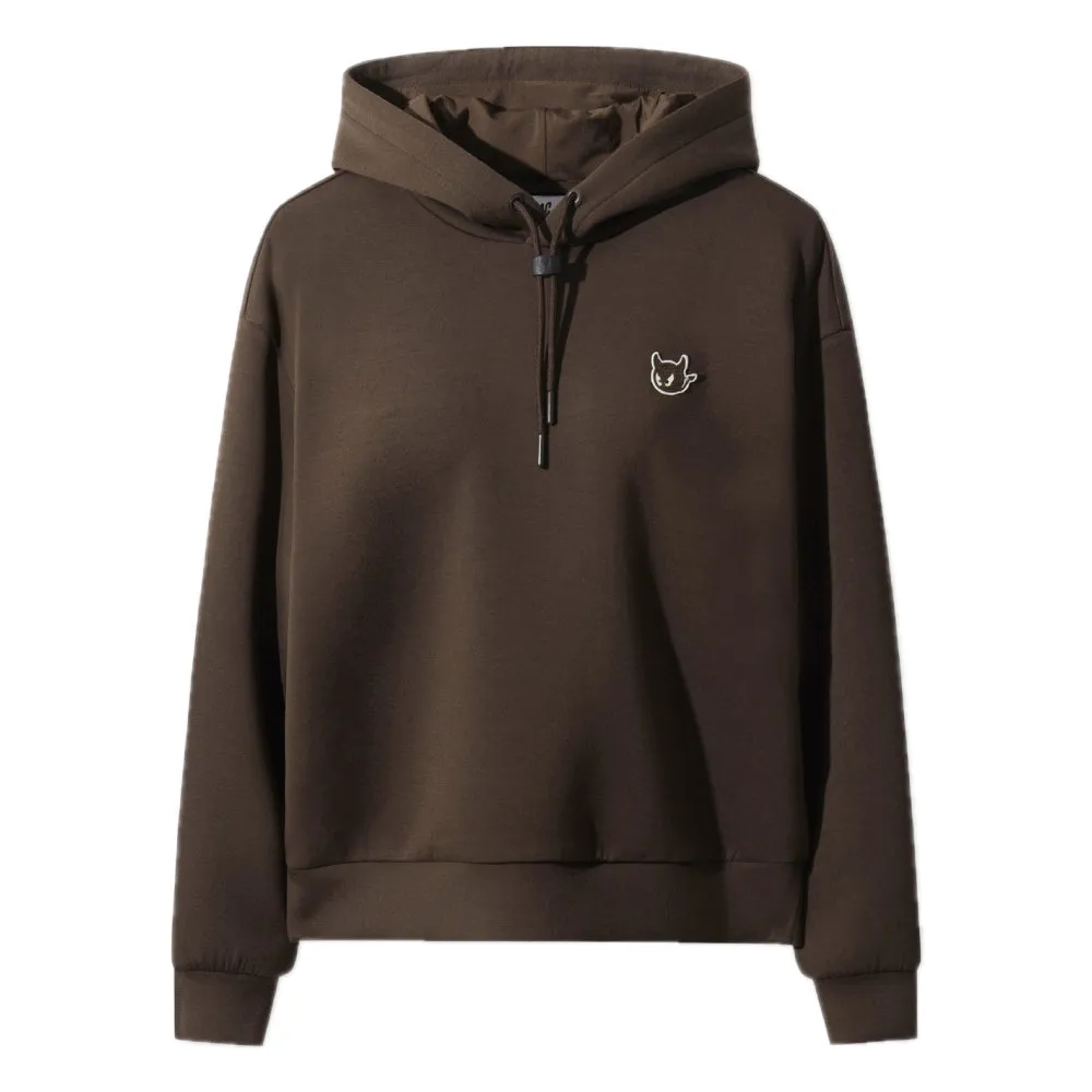 【WAAC】LOGO JERSEY HOODIE 女士 連帽長袖上衣(WWTBW25707-BRX)