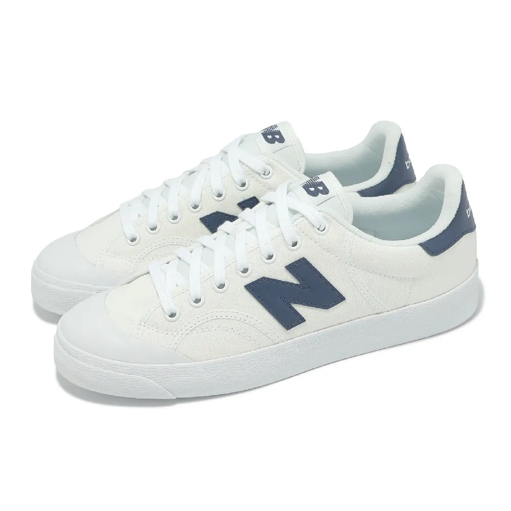 【NEW BALANCE】休閒鞋 BB100 男鞋 女鞋 白 藍 復古 帆布 小白鞋 情侶鞋 NB(BB100CNV-D)