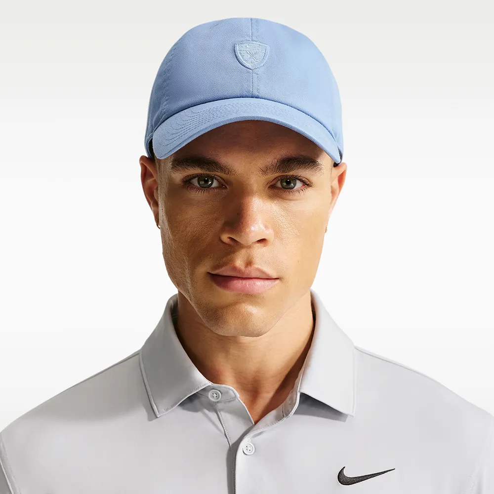 【NIKE GOLF】Nike Club 高爾夫軟帽 工作藍色(IO8275-486)