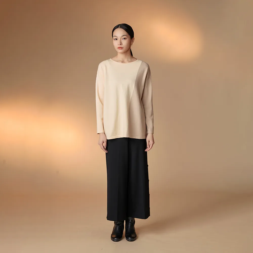 【giordano ladies】領口珠片設計針織上衣(02353558)