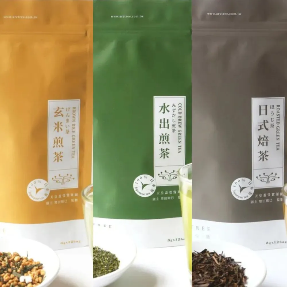 【RealShop】松誠雜糧 日式焙茶+玄米煎茶＋水出煎茶(綜合3包組)