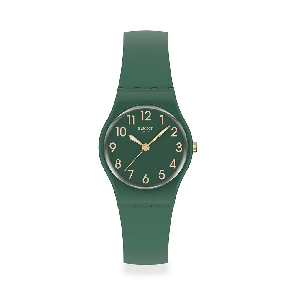 【SWATCH】NOTES OF PECAN 經典手錶/女錶/瑞士製造 LG130(25mm)